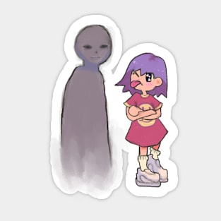 I'm not scared of monsters! Ver. 1 (transparent) Sticker